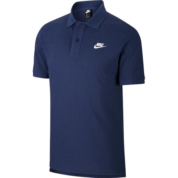 Nike NSW SCE Matchup Pique Polo Midnight Navy/White LG, Large